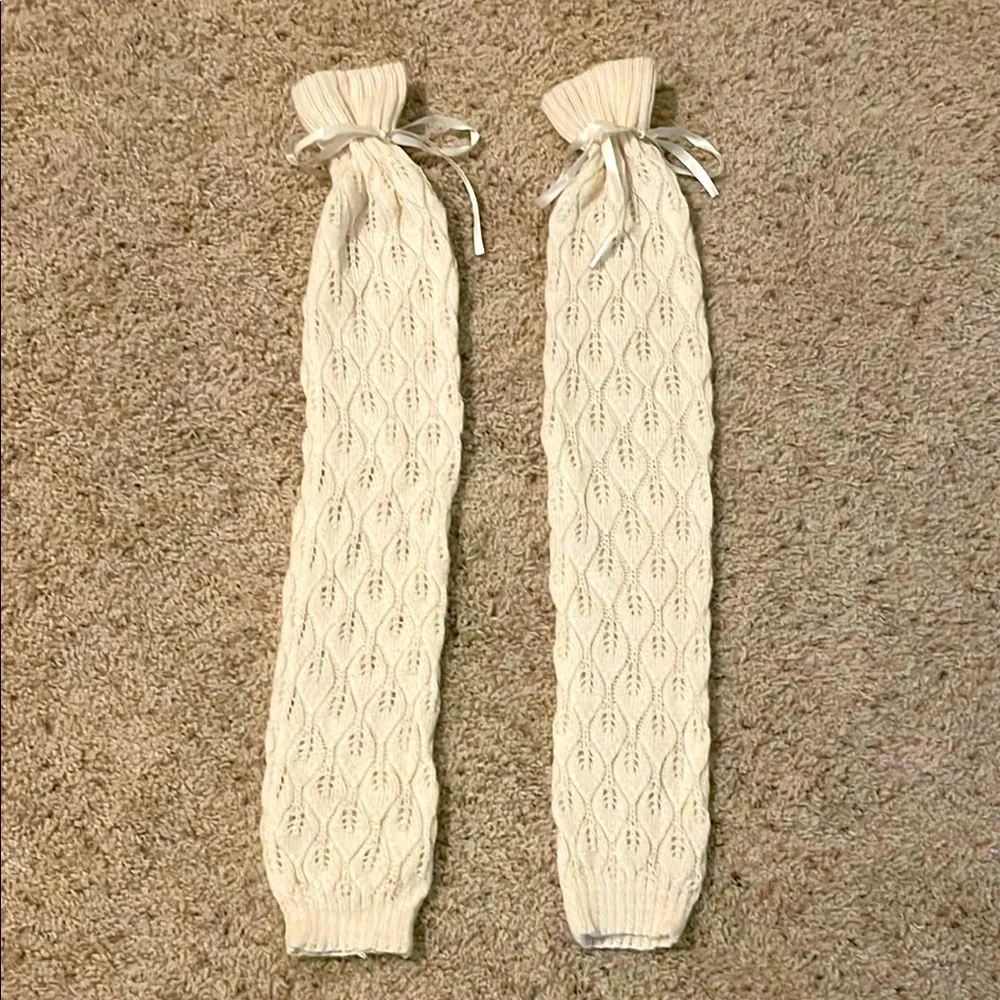 Ivory boot socks